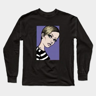 Twiggy Lichtenstein Long Sleeve T-Shirt